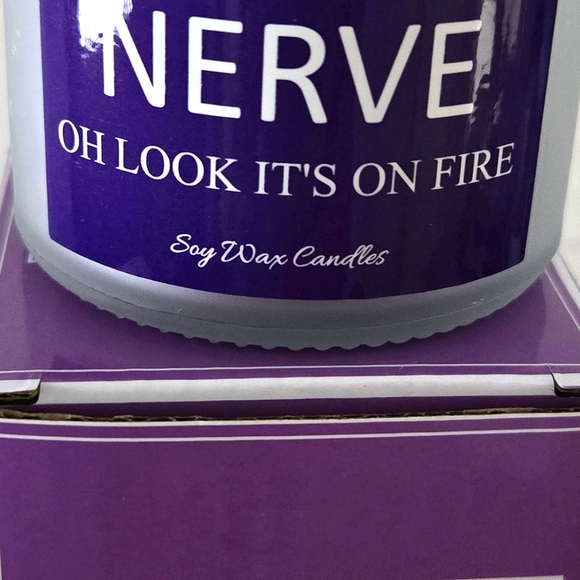 Soy Candle • My Last Nerve • Small one wick • Lavender Scented - Picture 5 of 5